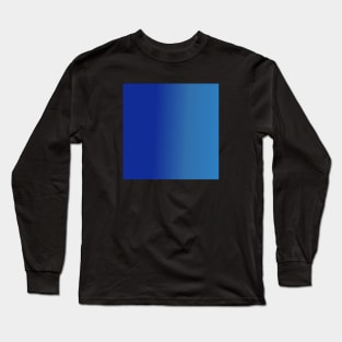 Blue Gradient Color Long Sleeve T-Shirt